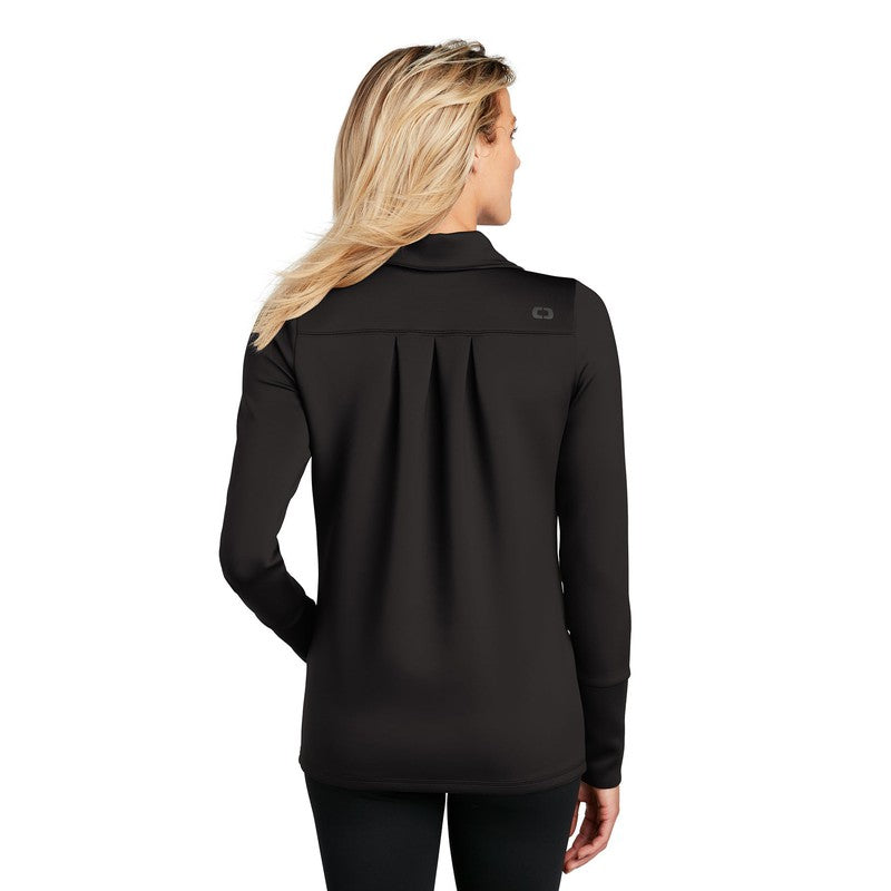 NEW WORKFORCE EDGE OGIO ® ENDURANCE Ladies Modern Performance Full-Zip - Black
