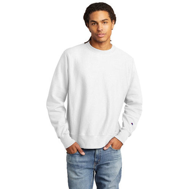 NEW SEI Champion ® Reverse Weave ® Crewneck Sweatshirt - WHITE