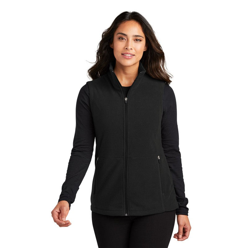 SOPHIA Port Authority® Women's Accord Microfleece Vest - BLACK