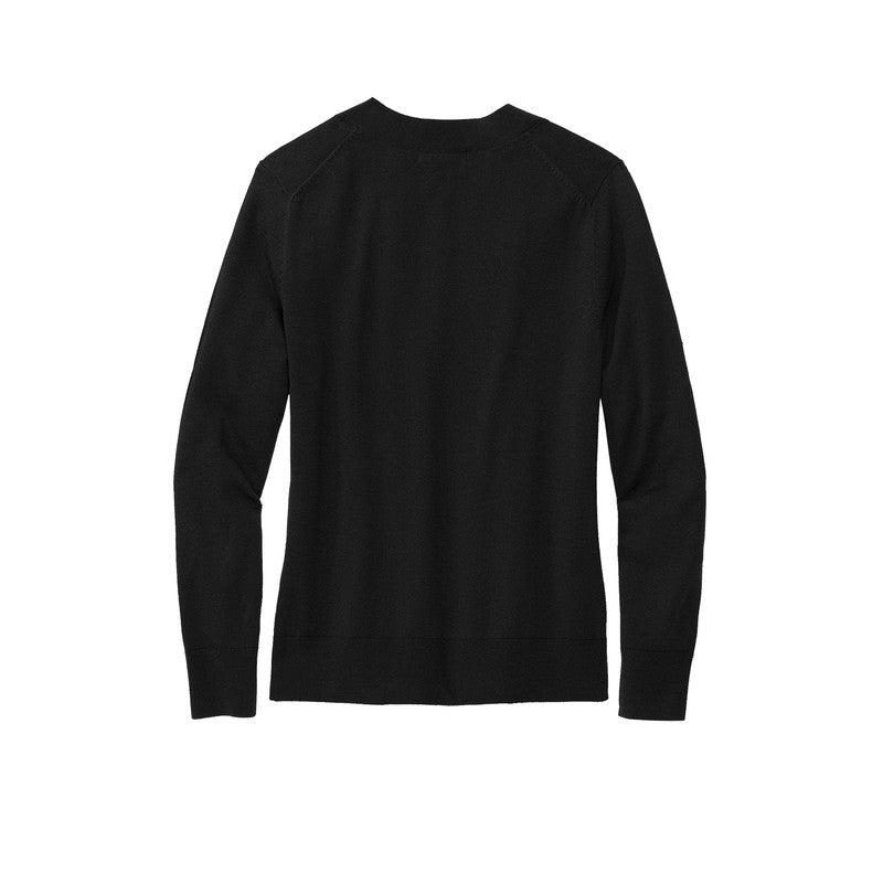 NEW SEI Brooks Brothers® Women’s Cotton Stretch V-Neck Sweater - Deep Black