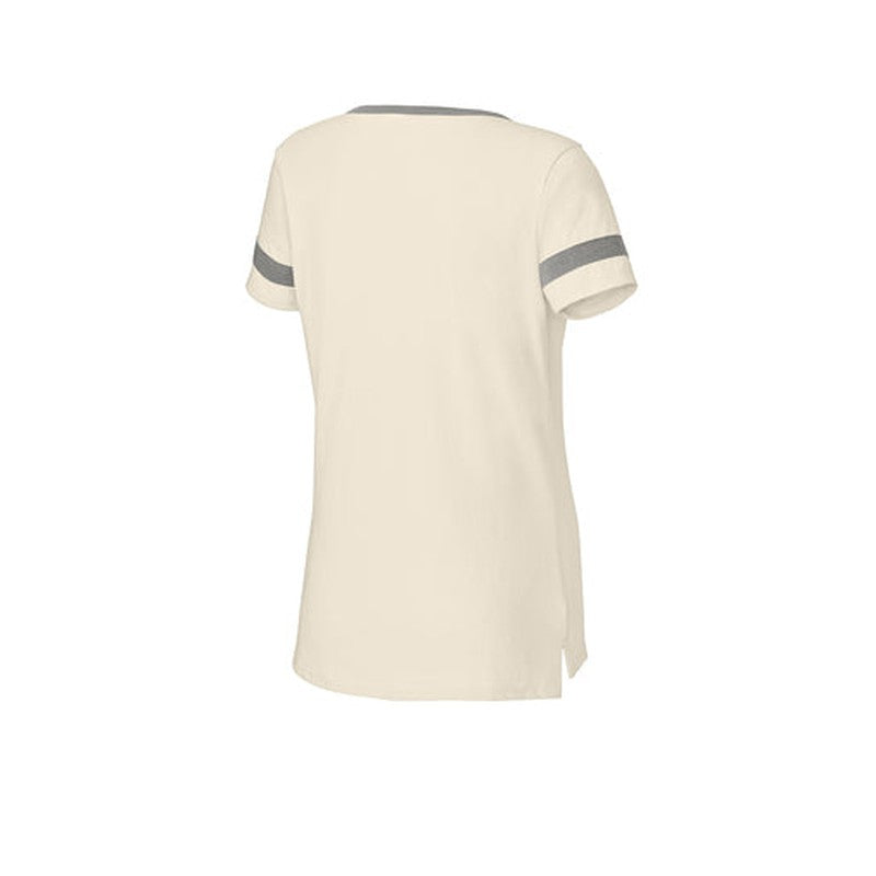 NEW SEI Sport-Tek® Ladies Halftime Notch Neck Tee - Ecru/Vintage Heather