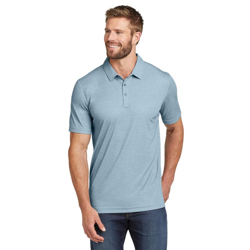 SEI TEAM BRIAN TravisMathew Oceanside Heather Polo - Allure Heather