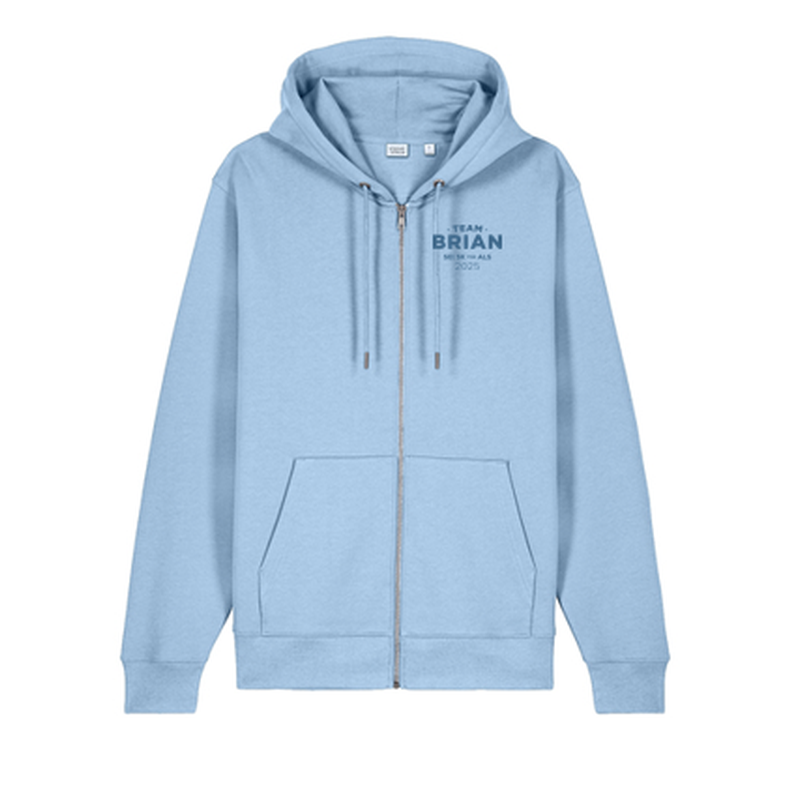 SEI TEAM BRIAN Stanley/Stella Unisex Cultivator 2.0 Full-Zip Hooded Sweatshirt - Blue Soul