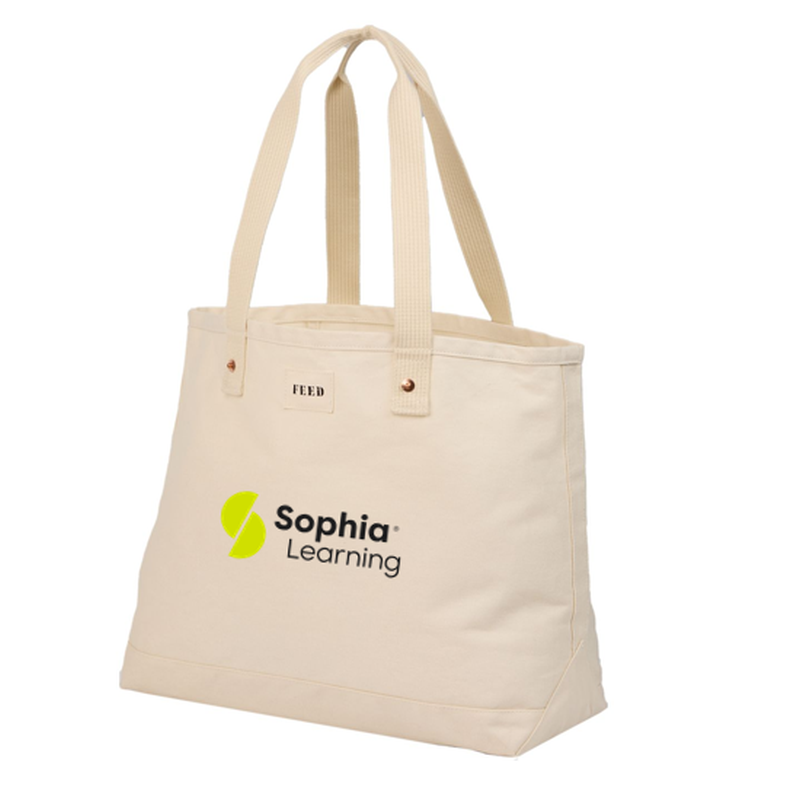 SEI FEED Organic Cotton Weekend Tote - NATURAL (Copy)