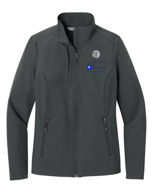 T4G Port Authority® Women’s C-FREE® Core Soft Shell - Grey Steel