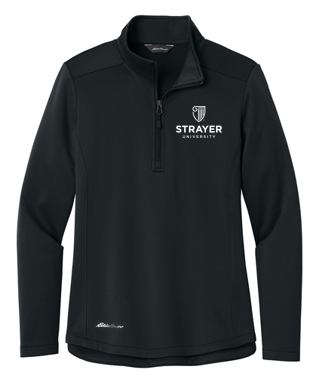 T4G Eddie Bauer® Women’s Smooth Mid Layer Fleece 1/2-Zip - BLACK