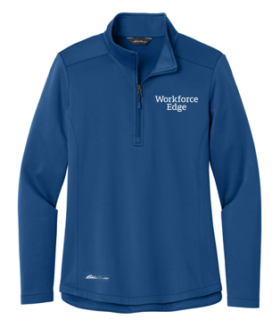 T4G Eddie Bauer® Women’s Smooth Mid Layer Fleece 1/2-Zip - Cobalt Blue