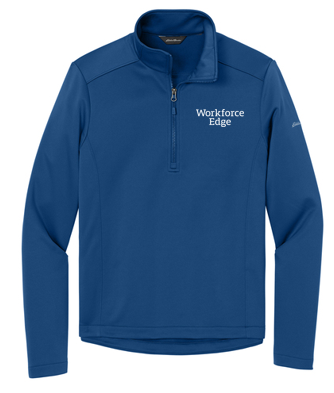 T4G Eddie Bauer® Smooth Mid Layer Fleece 1/2-Zipe - Cobalt Blue