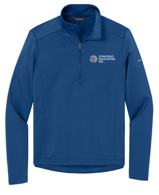 T4G Eddie Bauer® Smooth Mid Layer Fleece 1/2-Zipe - Cobalt Blue