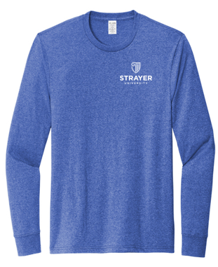 T4G Allmade® Unisex Long Sleeve Recycled Blend Tee - Reused Royal Heather