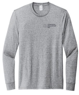 T4G Allmade® Unisex Long Sleeve Recycled Blend Tee - Remade Grey Heather