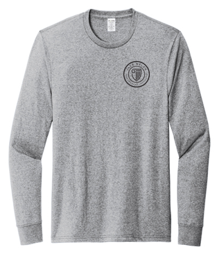 T4G Allmade® Unisex Long Sleeve Recycled Blend Tee - Remade Grey Heather