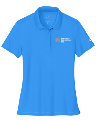 T4G Nike Women's Victory Solid Polo - Light Photo Blue