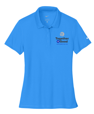 T4G Nike Women's Victory Solid Polo - Light Photo Blue