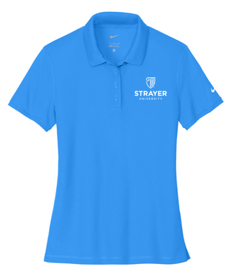 T4G Nike Women's Victory Solid Polo - Light Photo Blue