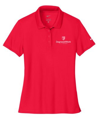 T4G Nike Women's Victory Solid Polo - University Red