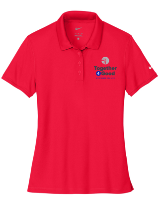 T4G Nike Women's Victory Solid Polo - University Red