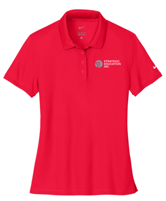 T4G Nike Women's Victory Solid Polo - University Red