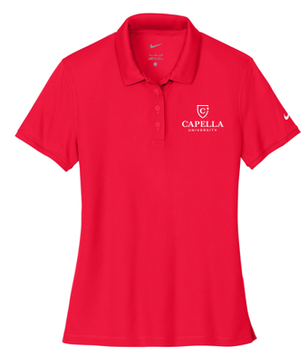 T4G Nike Women's Victory Solid Polo - University Red