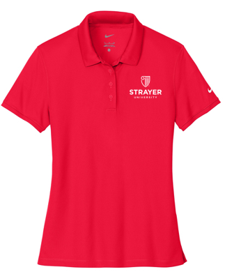 T4G Nike Women's Victory Solid Polo - University Red
