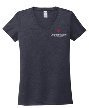 T4G Allmade® Women’s Tri-Blend V-Neck Tee - Rebel Blue