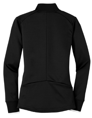 SOPHIA Nike Ladies Dri-FIT 1/2-Zip Cover-Up - Black / White