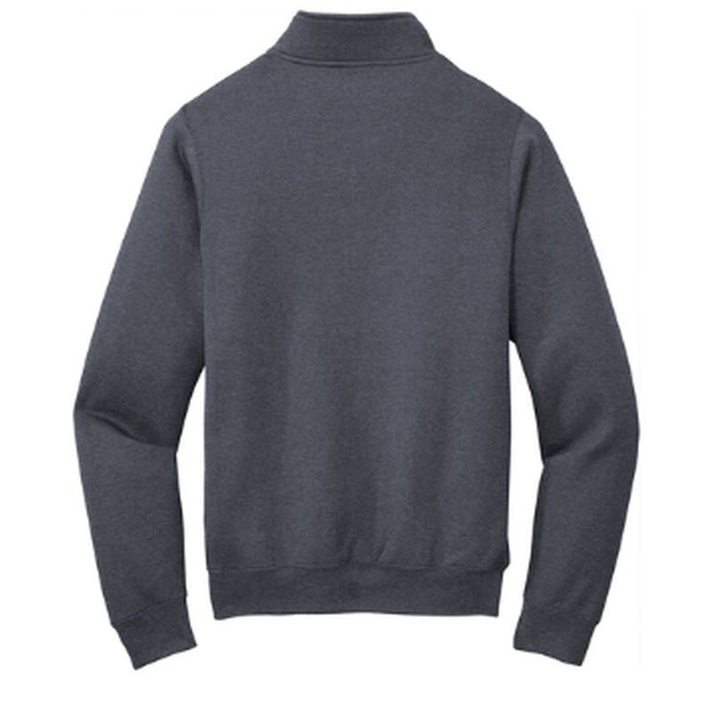 SOPHIA Port & Company ® Core Fleece 1/4-Zip Pullover Sweatshirt - Heather Navy