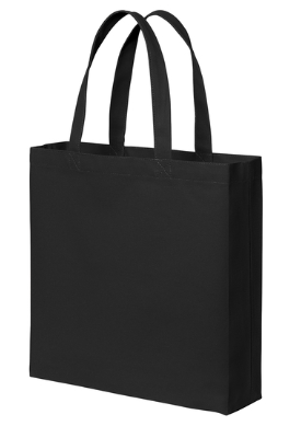 SOPHIA Cotton Canvas Tote - BLACK