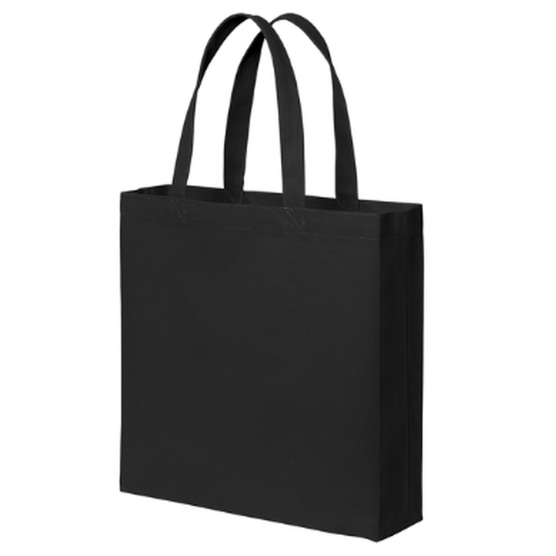 SOPHIA Cotton Canvas Tote - BLACK