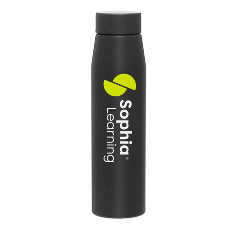 SOPHIA h2go 24 oz. aluminum water bottle - MATT BLACK