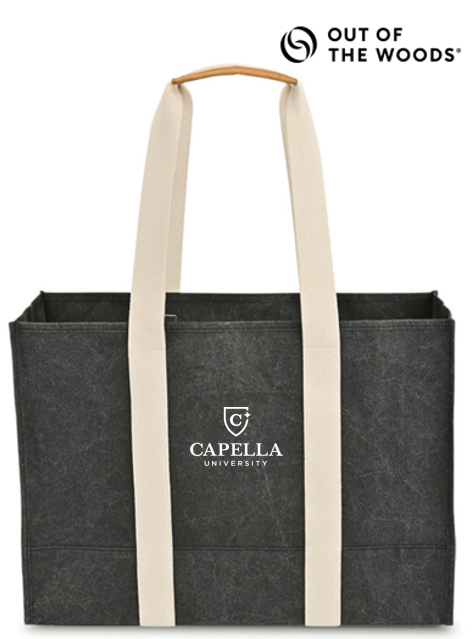 T4G Out of The Woods® Large Boxy Tote - EBONY