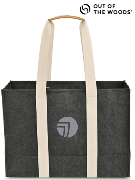 T4G Out of The Woods® Large Boxy Tote - EBONY
