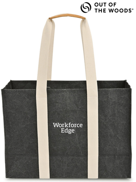 T4G Out of The Woods® Large Boxy Tote - EBONY