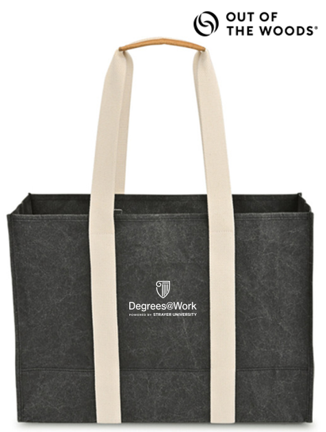 T4G Out of The Woods® Large Boxy Tote - EBONY