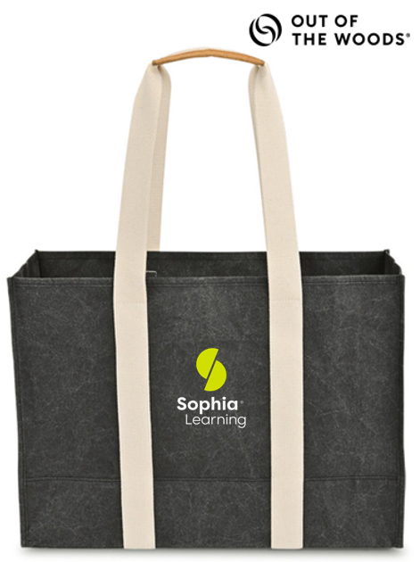 T4G Out of The Woods® Large Boxy Tote - EBONY