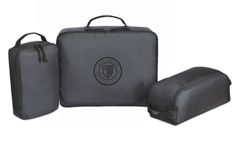 T4G Renew rPET 3 Piece Packing Cube Set - BLACK