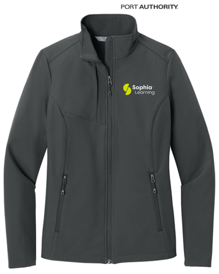 T4G Port Authority® Women’s C-FREE® Core Soft Shell - Grey Steel