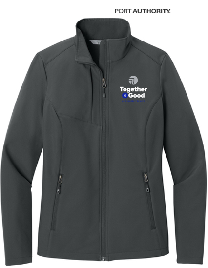 T4G Port Authority® Women’s C-FREE® Core Soft Shell - Grey Steel