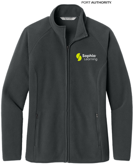 T4G Port Authority® Women’s C-FREE® Raglan Fleece - Grey Steel