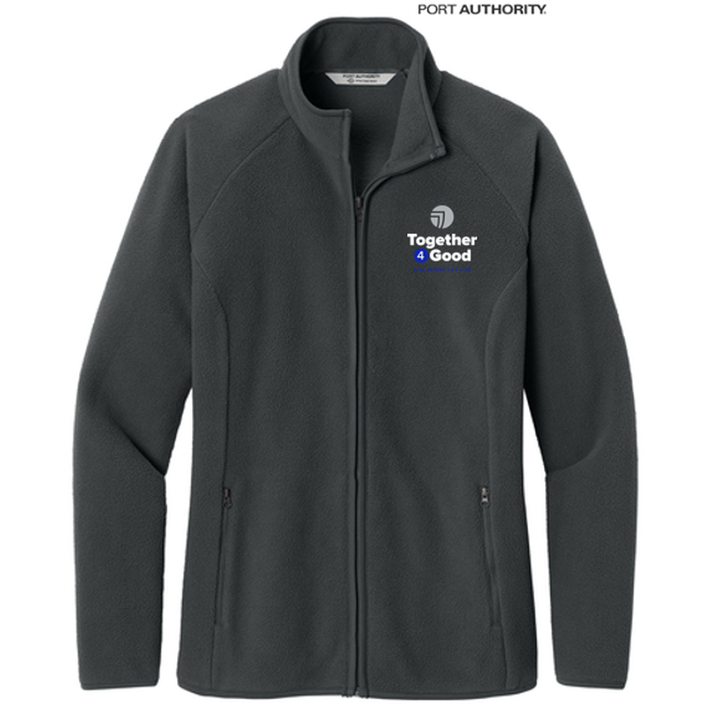 T4G Port Authority® Women’s C-FREE® Raglan Fleece - Grey Steel