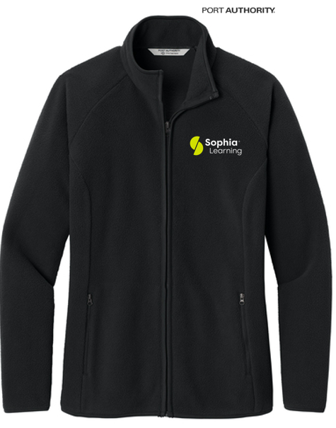 T4G Port Authority® Women’s C-FREE® Raglan Fleece - BLACK