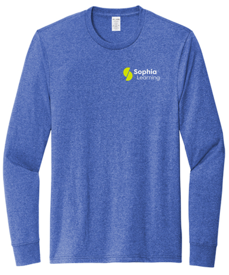 T4G Allmade® Unisex Long Sleeve Recycled Blend Tee - Reused Royal Heather