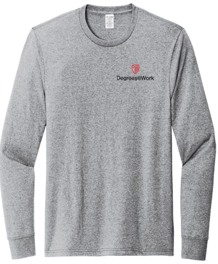 T4G Allmade® Unisex Long Sleeve Recycled Blend Tee - Remade Grey Heather