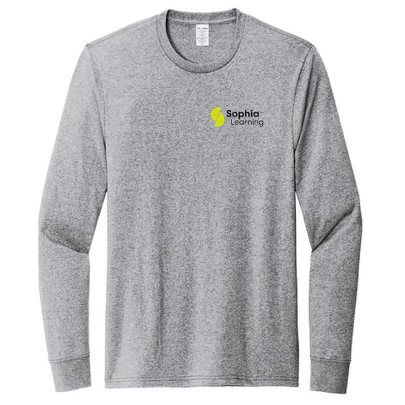 T4G Allmade® Unisex Long Sleeve Recycled Blend Tee - Remade Grey Heather