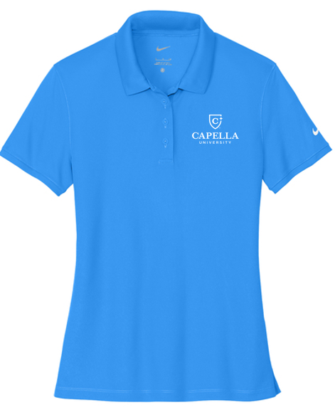 T4G Nike Women's Victory Solid Polo - Light Photo Blue
