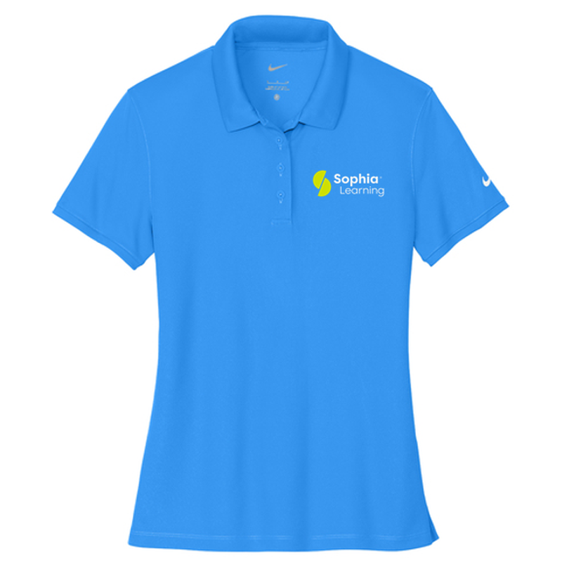 T4G Nike Women's Victory Solid Polo - Light Photo Blue