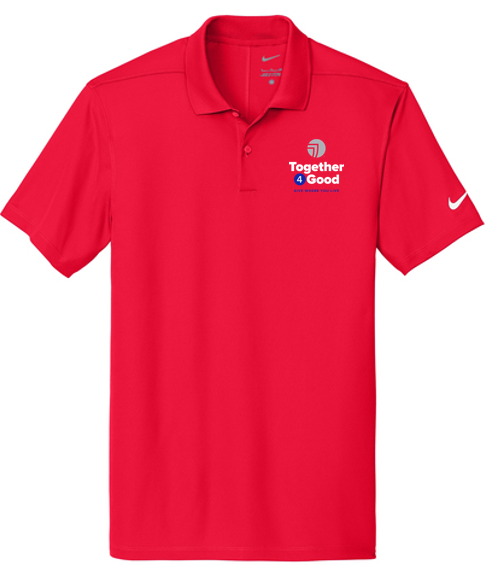 T4G Nike Victory Solid Polo - University Red