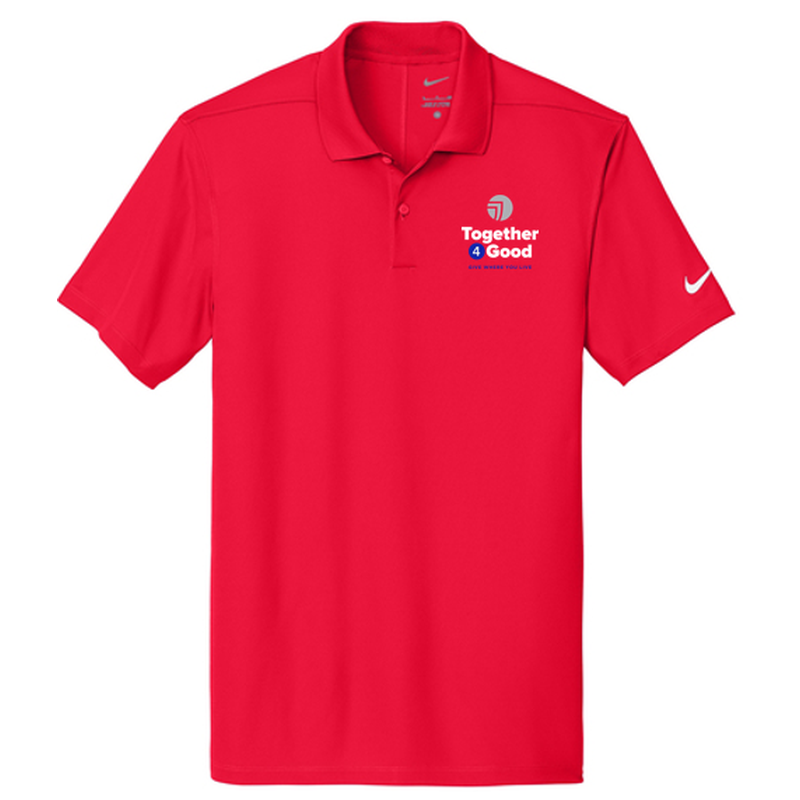 T4G Nike Victory Solid Polo - University Red