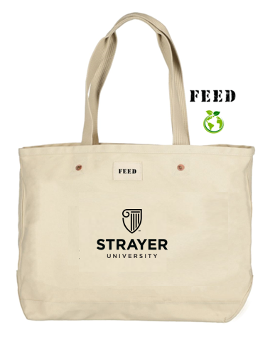 T4G FEED Organic Cotton Weekend Tote - Natural