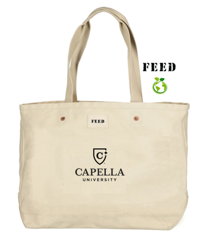 T4G FEED Organic Cotton Weekend Tote - Natural